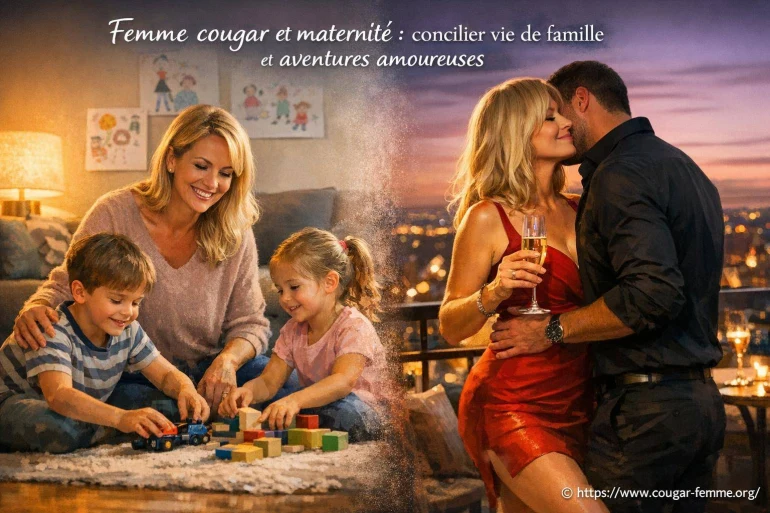 Femme cougar et maternité : comment concilier vie de famille et aventures amoureuses ?